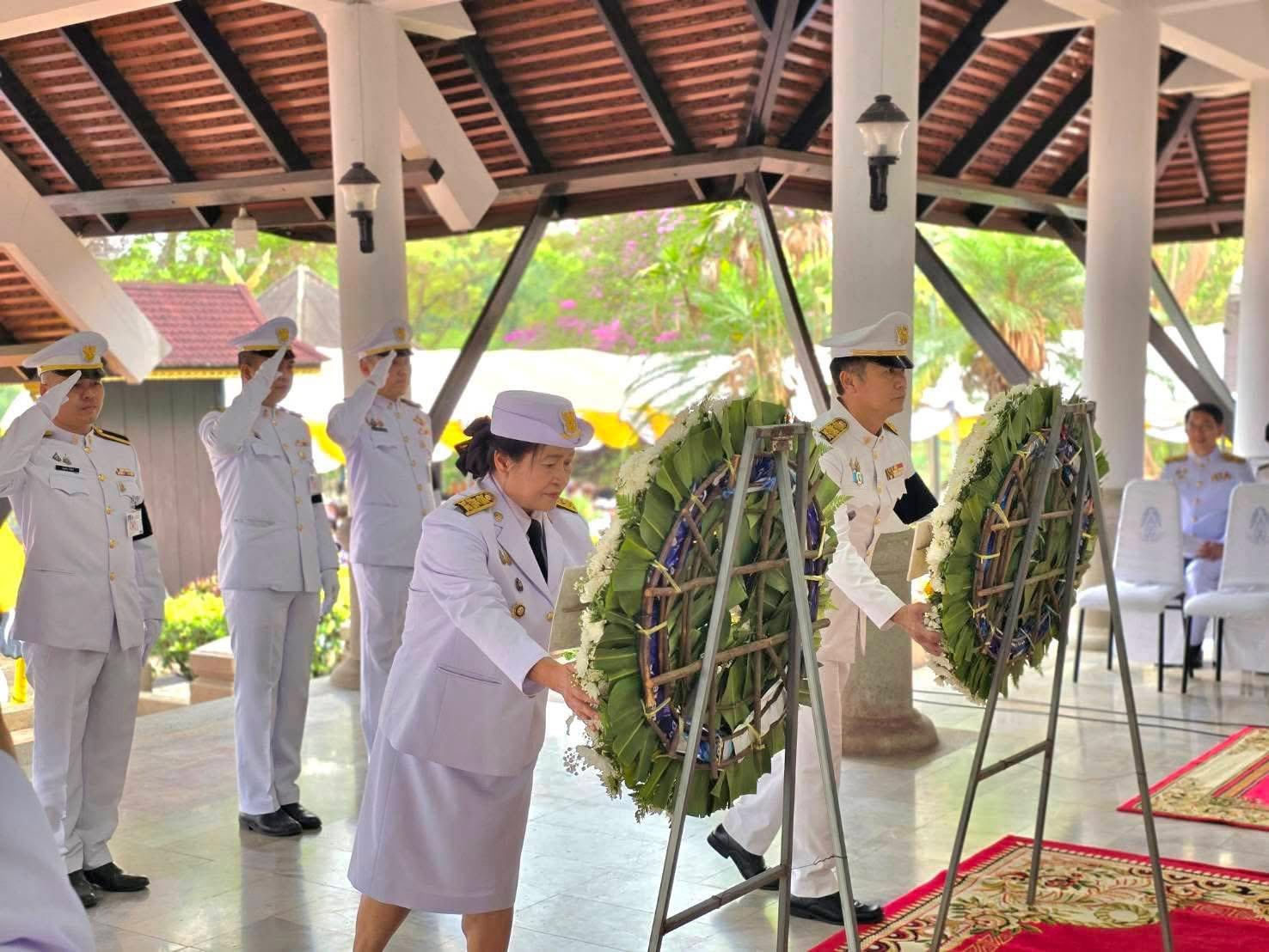 พช.แม่สรวย ร่วมพิธี “วันคล้ายวันสวรรคตสมเด็จพระนเรศวรมหาราช” ประจำปี 2569