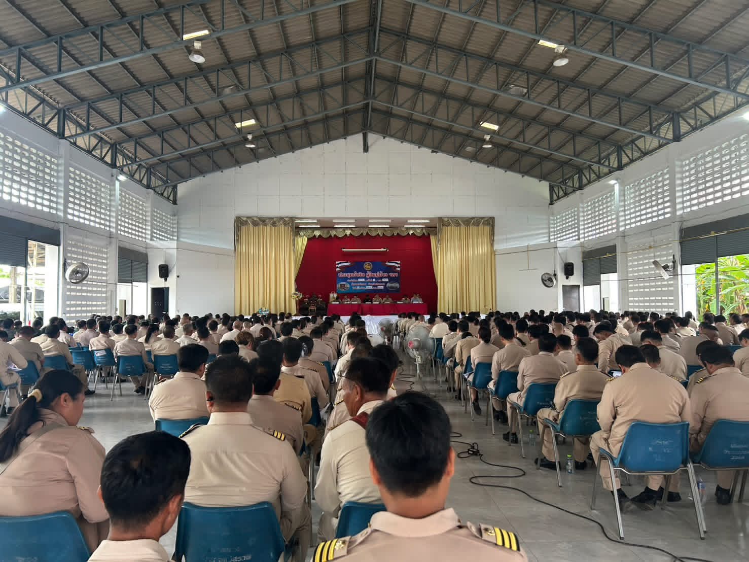 พช.แม่สรวย เข้าร่วมประชุมกำนัน ผู้ใหญ่บ้าน ประจำเดือนสิงหาคม 2569
